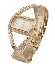 Bora Gold Tone Crystal Trendy Glamor Fashion Bracelet