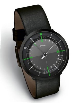 DUO BLACK EDITION by Botta-Design (Leather Strap), 258010BE