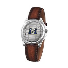 Michigan Wolverines Go Blue Leather Band