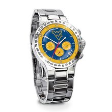 West Virginia Mountaineers Stainless Steel Chronograph Collector's