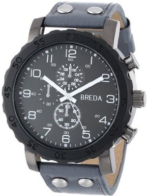 Breda 1635-blk/grey Steve Oversized Bold faux leather