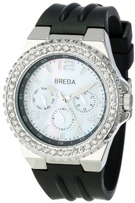 Breda 9305-black Ashley Rhinestone Bezel Sport Casual