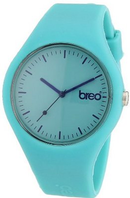 Breo Classic Unisex Quartz with Green Dial Analogue Display and Green Rubber Strap B-TI-CLC48