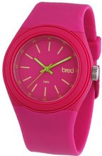 Breo Zen Quartz with Pink Dial Analogue Display and Pink Plastic or PU Strap B-TI-ZEN3
