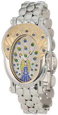 Brillier 18-12 Royal Plume Peacock Inspired Swiss Genuine Blue Sapphires