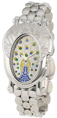 Brillier 18-16 Royal Plume Peacock Inspired Swiss Genuine Fancy Multi-Colored Diamonds