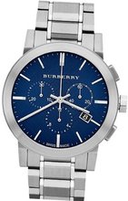 Burberry Chronograph Blue Dial Stainless Steel BU9363