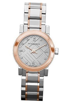 Burberry Heritage Grey Dial Two-tone Stainless Steel Ladies BU9214