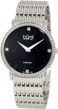 Burgi BUR064SS Swiss Quartz Diamond Bracelet
