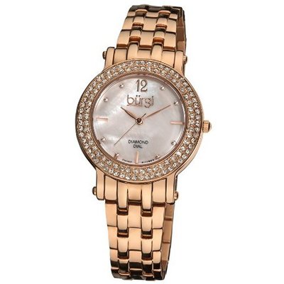 Burgi BUR079RG Analog Display Swiss Quartz Rose Gold