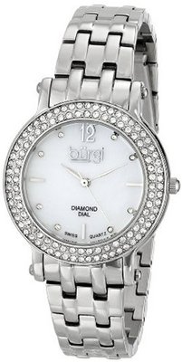 Burgi BUR079SS Analog Display Swiss Quartz Silver