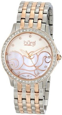 Burgi BUR081TT Analog Display Swiss Quartz Two Tone