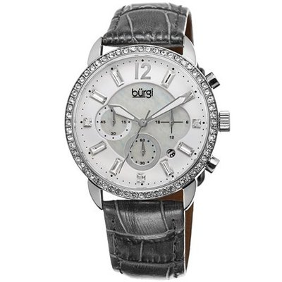 Burgi BUR089GY Analog Display Quartz Grey