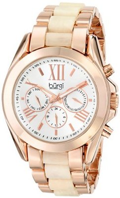 Burgi BUR094RG Analog Display Swiss Quartz Rose Gold