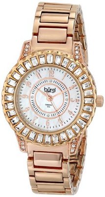 Burgi BUR095RG Analog Display Swiss Quartz Rose Gold