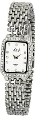 Burgi BUR098SS Analog Display Japanese Quartz Silver