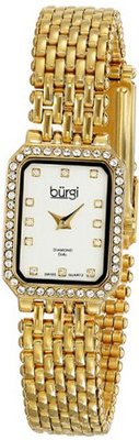 Burgi BUR098YG Analog Display Japanese Quartz Gold
