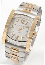 MENS BVLGARI ASSIOMA GOLD STEEL 2 TONE AUTOMATIC WATCH 101534