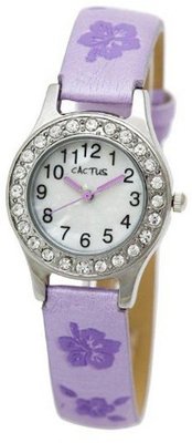 Cactus Kids CAC-34-L09 With Mop Dial And Cz Stones On Bezel