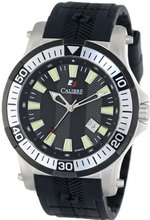 Calibre SC-4H1-04-007 "Hawk" Stainless Steel and Black Rubber