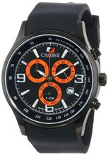 Calibre SC-4M1-13-007 Mauler Black Ion-Plated Coated Stainless Steel Chronograph Tachymeter Day Date