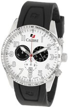 Calibre SC-4R4-04-001 Recruit Stainless Steel Black Rubber Band Chronograph Date