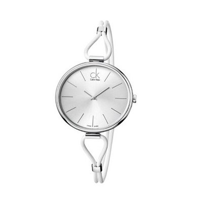 Calvin Klein K3V231L6 White Leather Analog