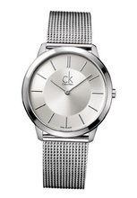 Calvin Klein Minimal Collection Stainless Band Silver Dial - K3M21126