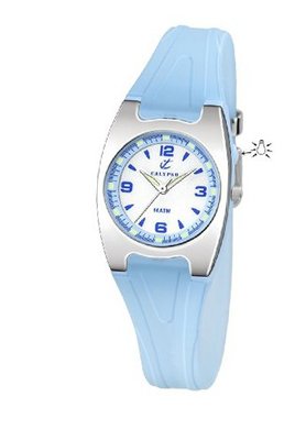 Calypso K6042/4 Plastico White Dial Blue Strap