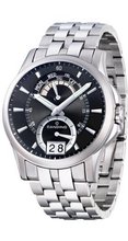 Candino Quartz with Black Dial Analogue Display and Silver Stainless Steel Bracelet C4389/4