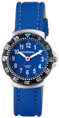 Cannibal Active Blue Dial & Leather Strap Children's CJ091-04