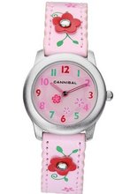 Cannibal Active Pink Flower Leather Strap Girls CK114-14