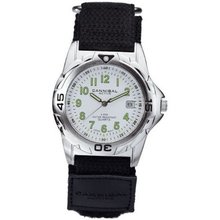 Cannibal Quartz with White Dial Analogue Display and Black Nylon Strap CG031-01