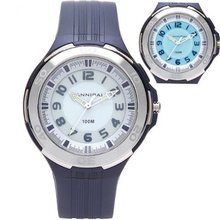 Cannibal Unisex Quartz with White Dial Analogue Display and Blue Resin Strap CJ211-05