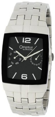 Caravelle by Bulova 43C103 Multifunction Black Dial