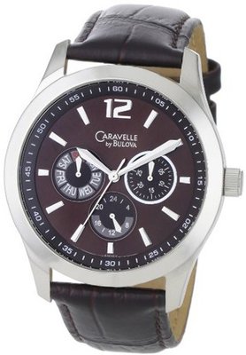 Caravelle by Bulova 43C104 Multifunction Brown Dial