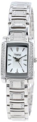 Caravelle by Bulova 43L010 Crystal Accented White Dial