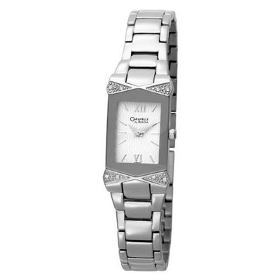 Caravelle by Bulova 43R002 Diamond Accented Silver Dial