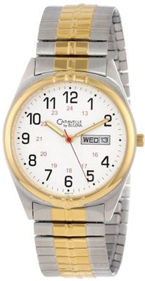 Caravelle by Bulova 45C13 Two-Tone Expansion