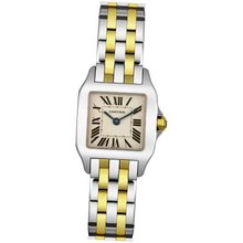 Cartier W25066Z6 Santos Demoiselle Stainless Steel and 18K Gold