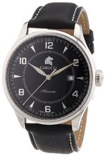 uCarucci Watches Carucci es Automatic Swiss Collection CA6273-BK with Leather Strap 