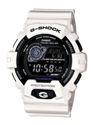 Casio GR8900A-7 G-Shock Tough Solar Digital White Resin Sport