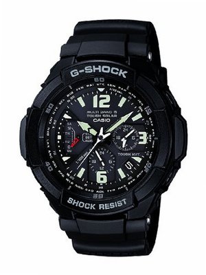 Casio GW3000BB-1A G-Shock Aviation Black Resin Multi-Function