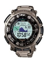 Casio PRW2500T-7CR Pathfinder Triple Sensor Tough Solar Digital Multi-Function Titanium Pathfinder Casual