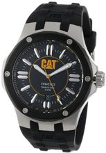 CAT WATCHES A116121124 Navigo Date Black Analog Dial Black Rubber Strap