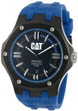 CAT WATCHES A116126126 Navigo Date Black and Blue Analog Dial Blue Rubber Strap