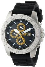 CAT WATCHES PN14921124 DPS Multi-Function Black and Yellow Analog
