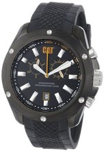 CAT WATCHES YQ16321124 Stream Chrono Black Analog Dial with Black Rubber Strap