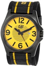 CAT PK16161731 DP XL Yellow Analog Dial with Yellow and Black Nylon Strap