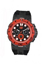 CAT Reef Cat , Black / Red Dial and Black Rubber Strap